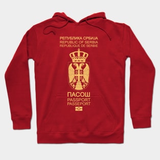 Serbian passport Hoodie